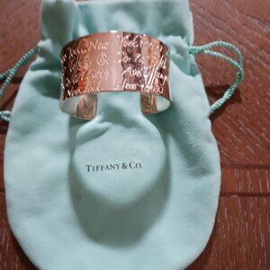 Tiffany & Co. Notes Wide Cuff Bracelet